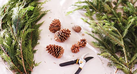Collect Greenery and Natural Materials Collect Greenery and Natural Materials