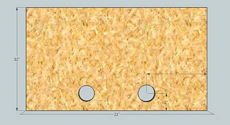 Drill the Holes for Air Flow Drill the Holes for Air Flow