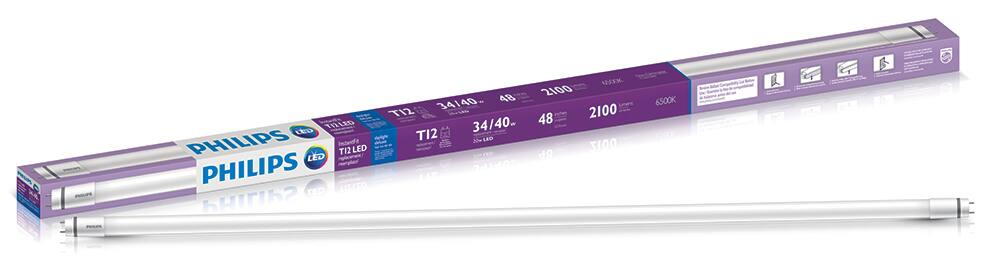 A 4-foot LED bulb for garage lights. A 4-foot LED bulb for garage lights.