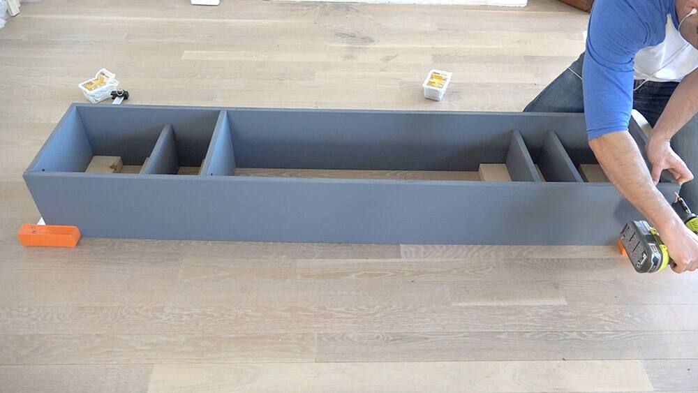 DIY Standing Mirror Cabinet