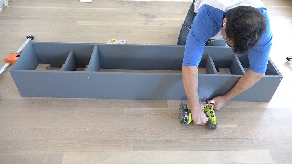 DIY Standing Mirror Cabinet