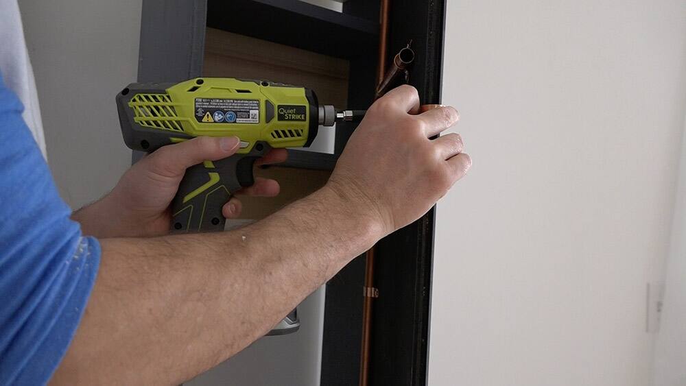 DIY Standing Mirror Cabinet