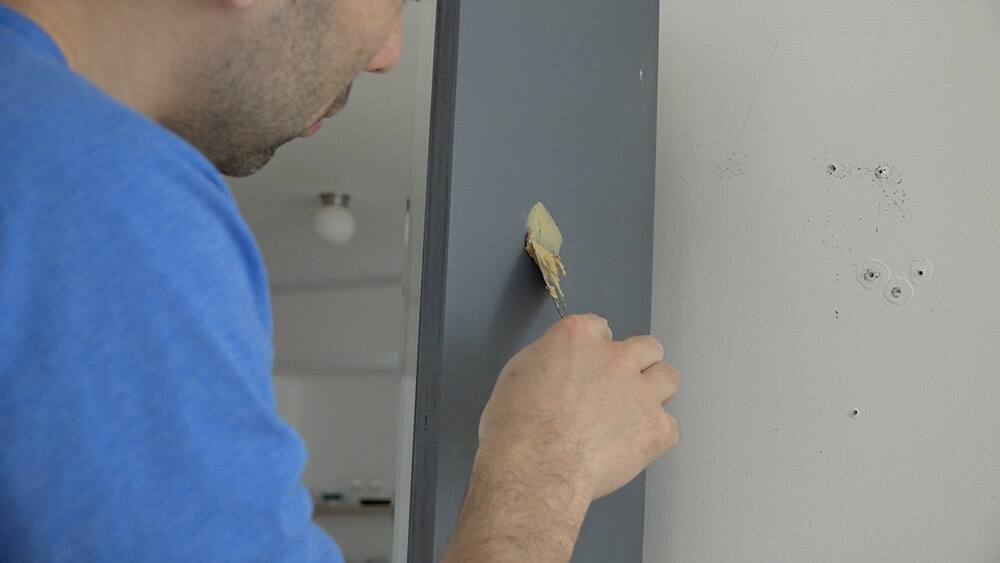 DIY Standing Mirror Cabinet