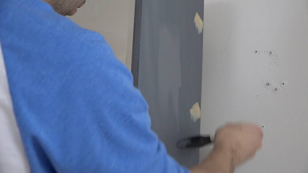 DIY Standing Mirror Cabinet