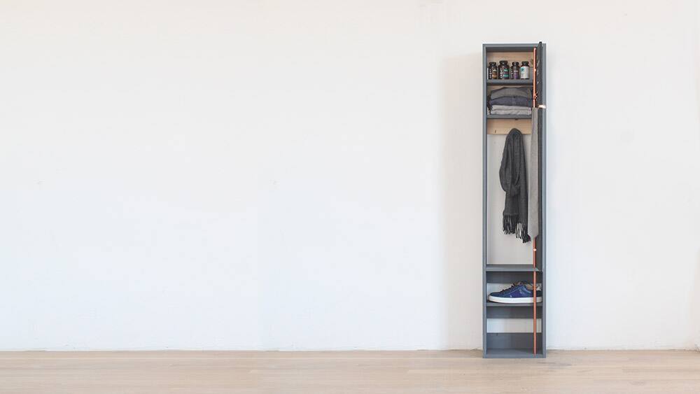 DIY Standing Mirror Cabinet