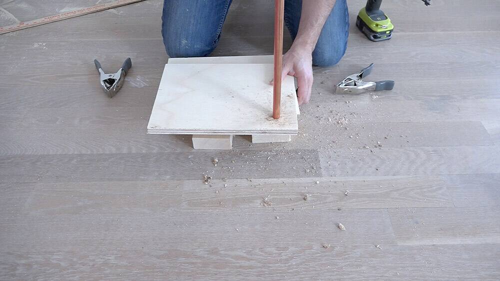 DIY Standing Mirror Cabinet