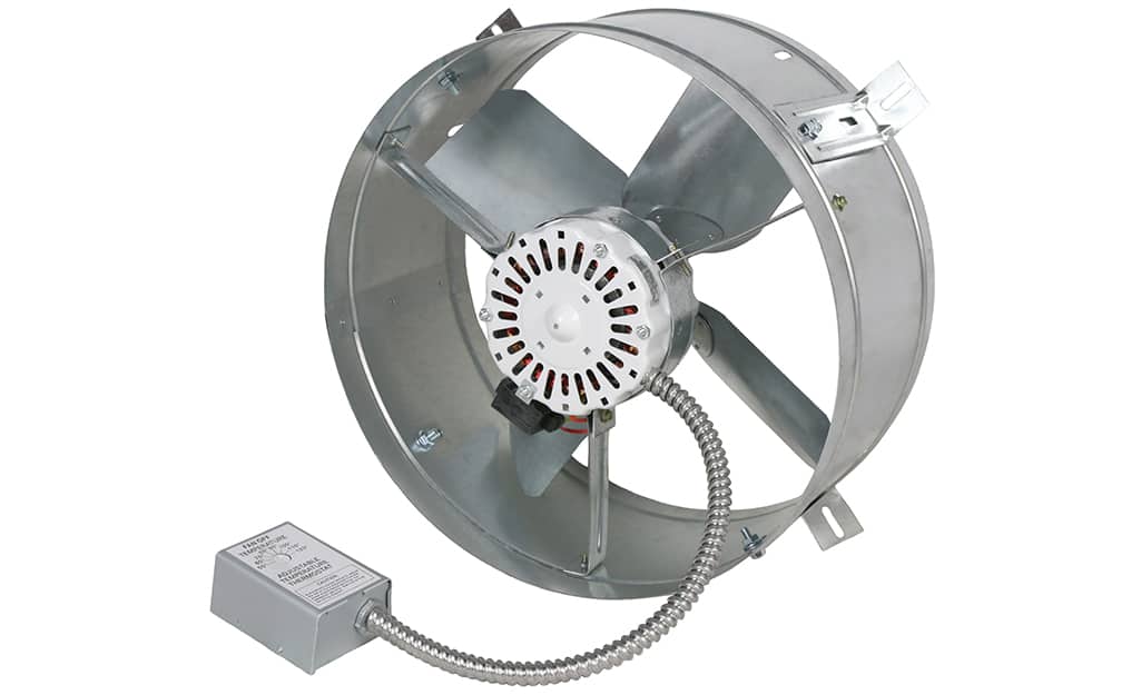 An attic fan on a white background. An attic fan on a white background.