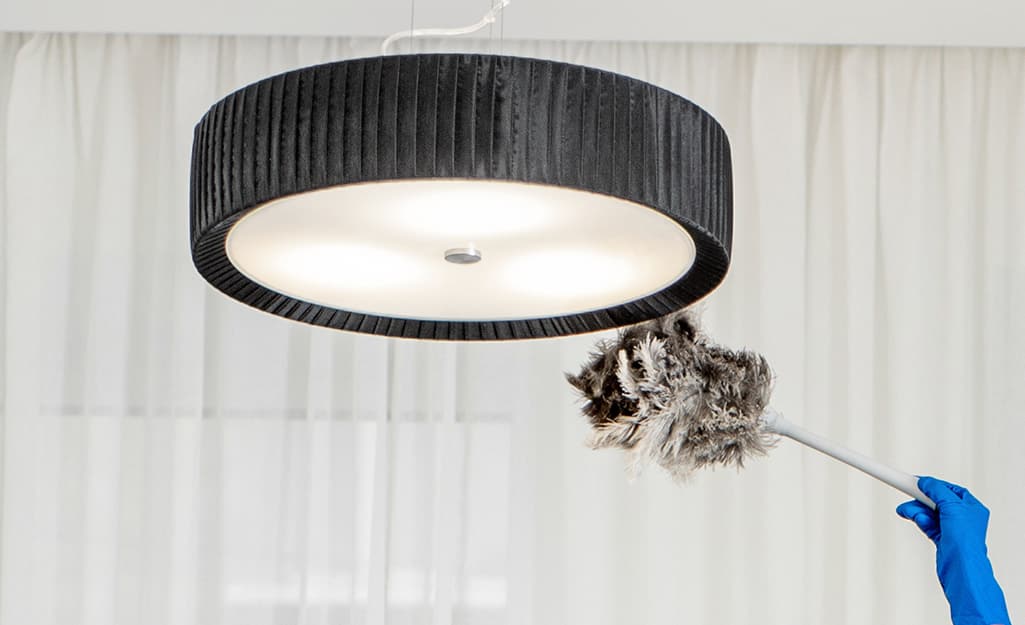 How To Clean A Lamp Shade The Home Depot How To Clean A Lamp Shade The Home Depot, How To Make Mini Lamp Shades For Chandeliers