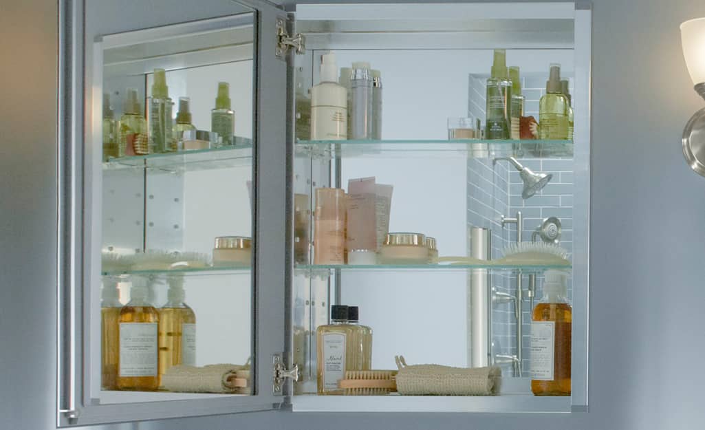 Remove Glass Shelves From Medicine Glass Designs