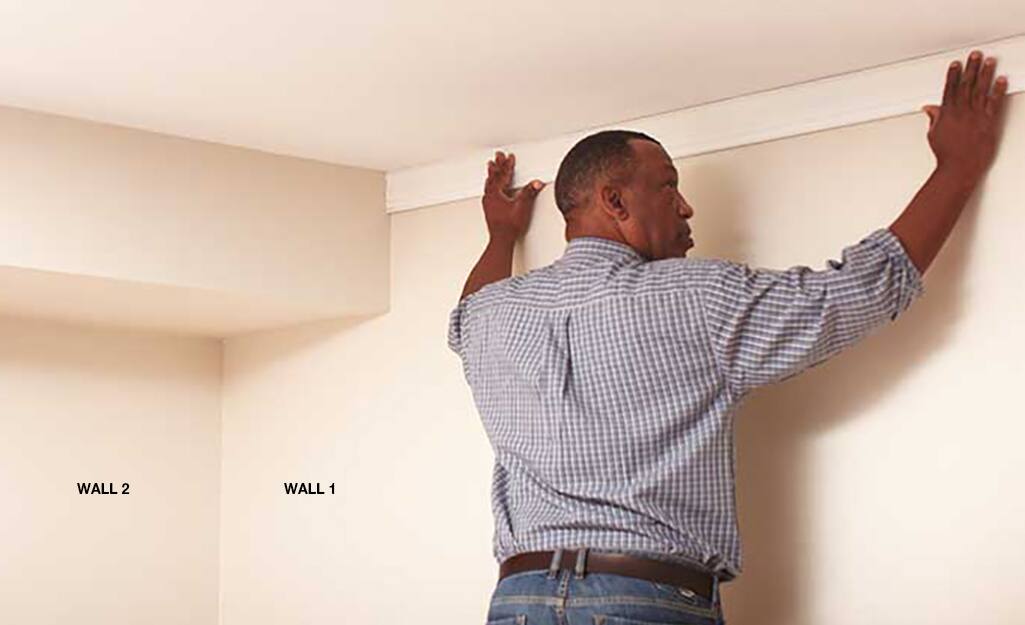 How To Nail Crown Molding To Ceiling