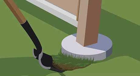 Fixing posts that lean - Repairing Maintaining Fences and Gates Fixing posts that lean - Repairing Maintaining Fences and Gates