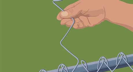 Remove damaged section - Repairing Maintaining Fences and Gates Remove damaged section - Repairing Maintaining Fences and Gates
