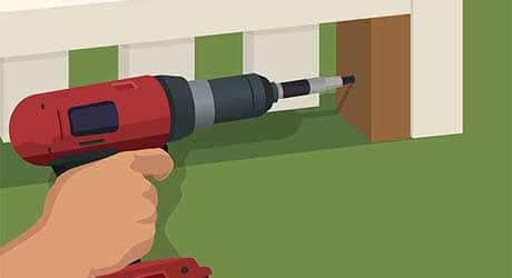 Bracing wood rails - Repairing Maintaining Fences and Gates Bracing wood rails - Repairing Maintaining Fences and Gates