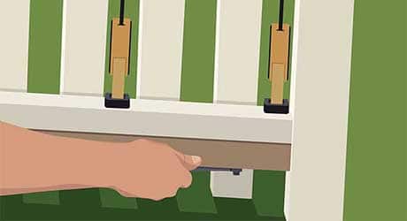 Add sister rail - Repairing Maintaining Fences and Gates Add sister rail - Repairing Maintaining Fences and Gates