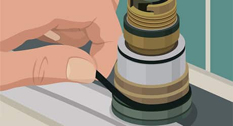 Remove the O-ring - How Replace Cartridge Sink Faucets Remove the O-ring - How Replace Cartridge Sink Faucets