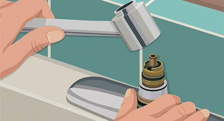 Reinstall the O-ring - How Replace Cartridge Sink Faucets Reinstall the O-ring - How Replace Cartridge Sink Faucets
