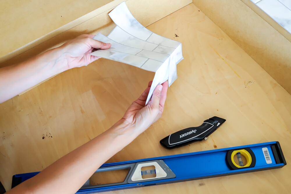 Renter-Friendly DIY Faux Fireplace With Smart Tiles