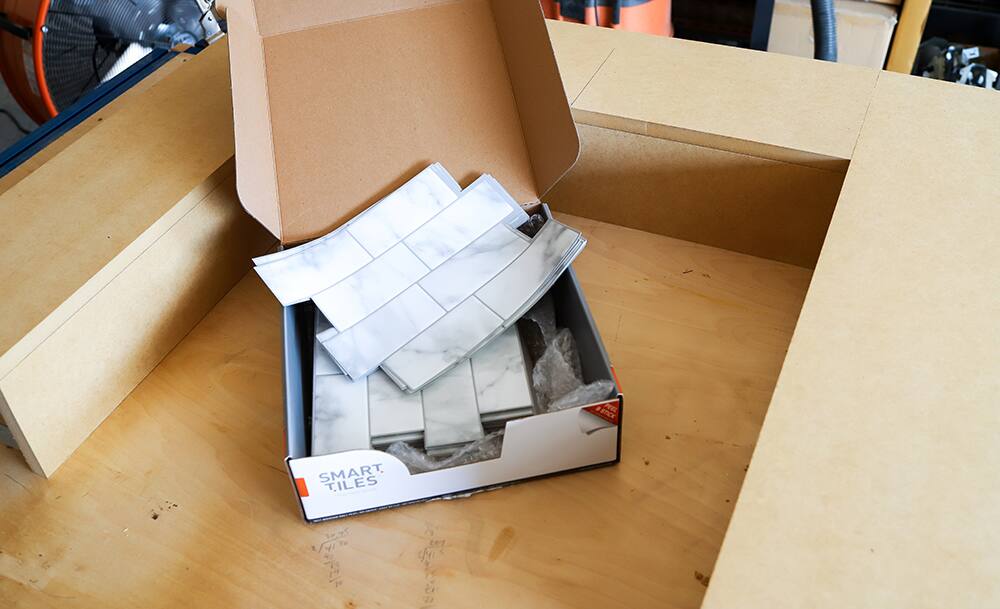 Renter-Friendly DIY Faux Fireplace With Smart Tiles