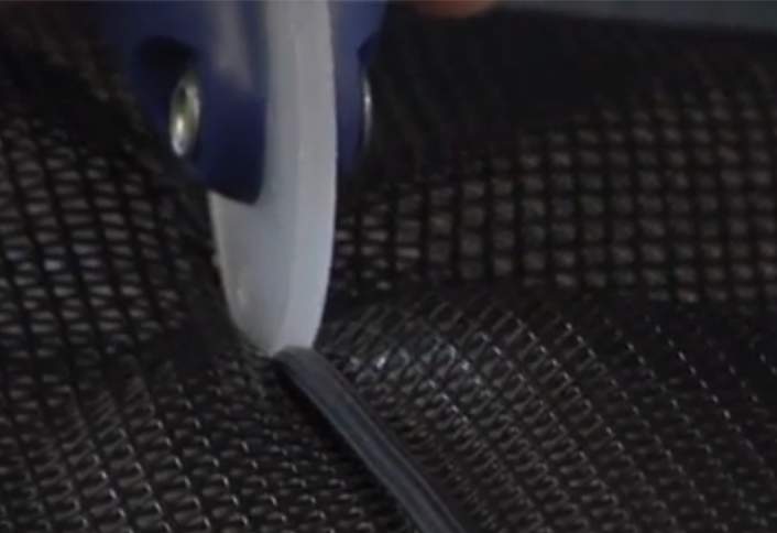 Force spline screen grooves - Replace Screen Aluminum Frame Force spline screen grooves - Replace Screen Aluminum Frame