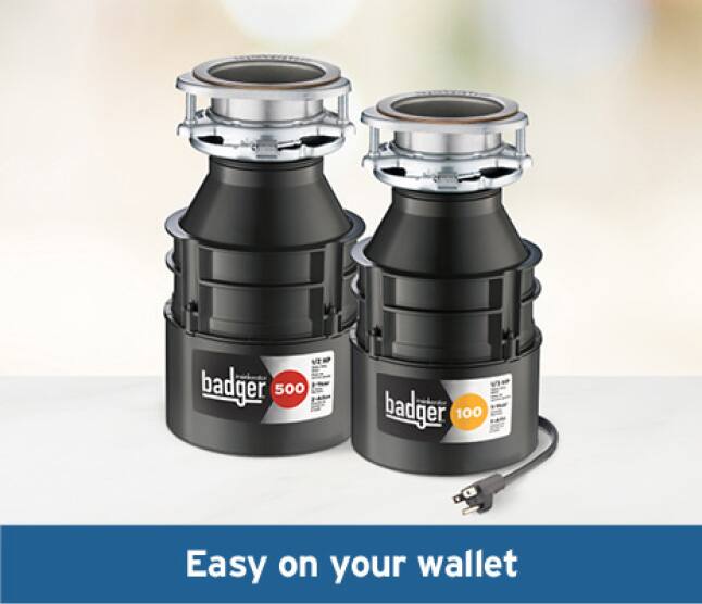 Insinkerator 1 2 Hp Badger 5 Continuous Feed Garbage Disposal Badger 5 The Home Depot