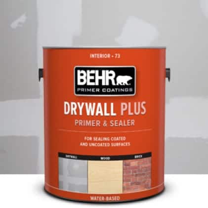 Behr 1 Gal White Acrylic Interior Kitchen Bath And Trim Stain Blocking Primer And Sealer 07501 The Home Depot