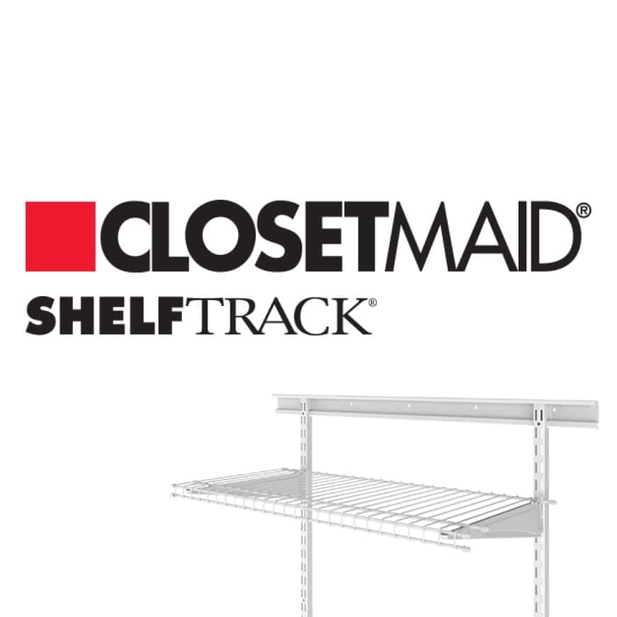 ClosetMaid Shelftrack 16.75 in. D x 56.50 in. W x 84 in. H White Wire