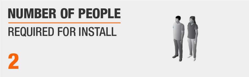 Number of People Needed for Install Number of People Needed for Install