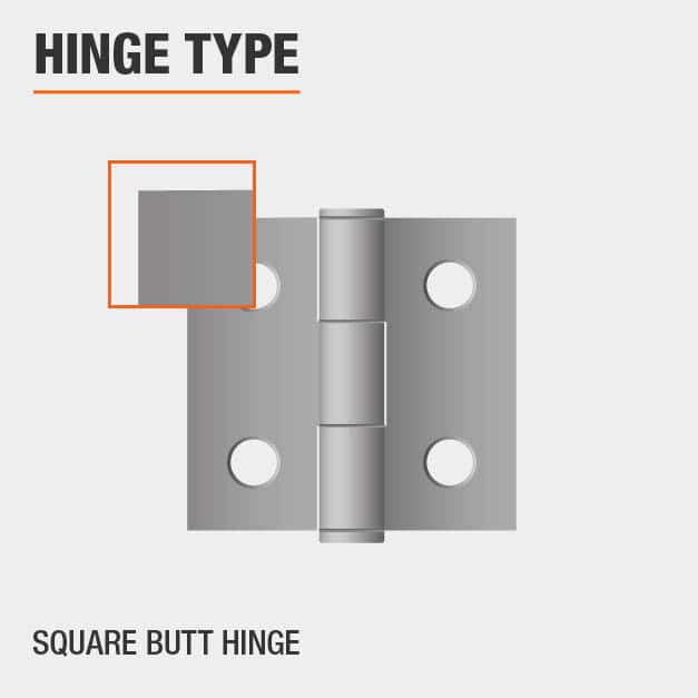 Square Butt Hinge Type
