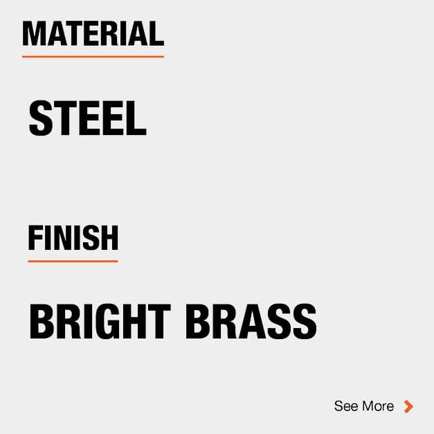 Everbilt 11/2 in. x 72 in. Bright Brass Continuous Hinge 15394 The