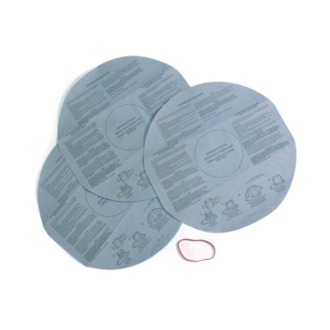 MULTI FIT Disposable Dry Filter with Retainer Band for Select Shop-Vac