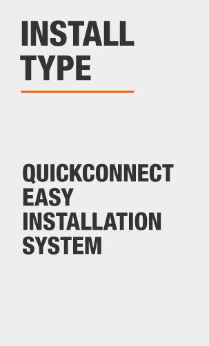 glacier bay Quickconnect easy installation system