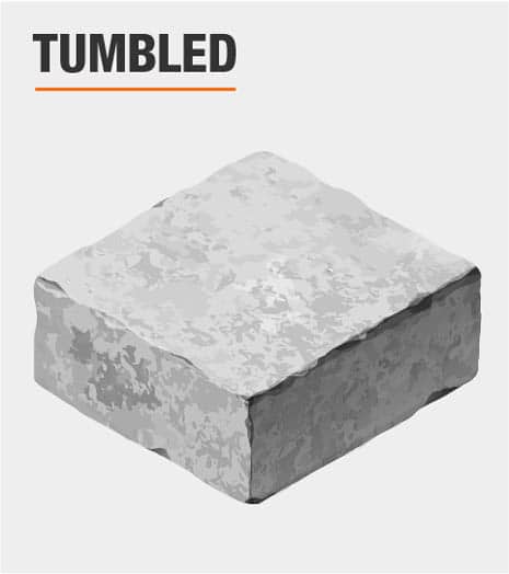 Pavestone RumbleStone Trap 3.5 in. x 10.25 in. x 7 in. Cafe Concrete ...