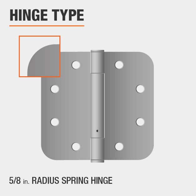 Everbilt 4 in. OilRubbed Bronze 5/8 in. Radius Adjustable Spring Door