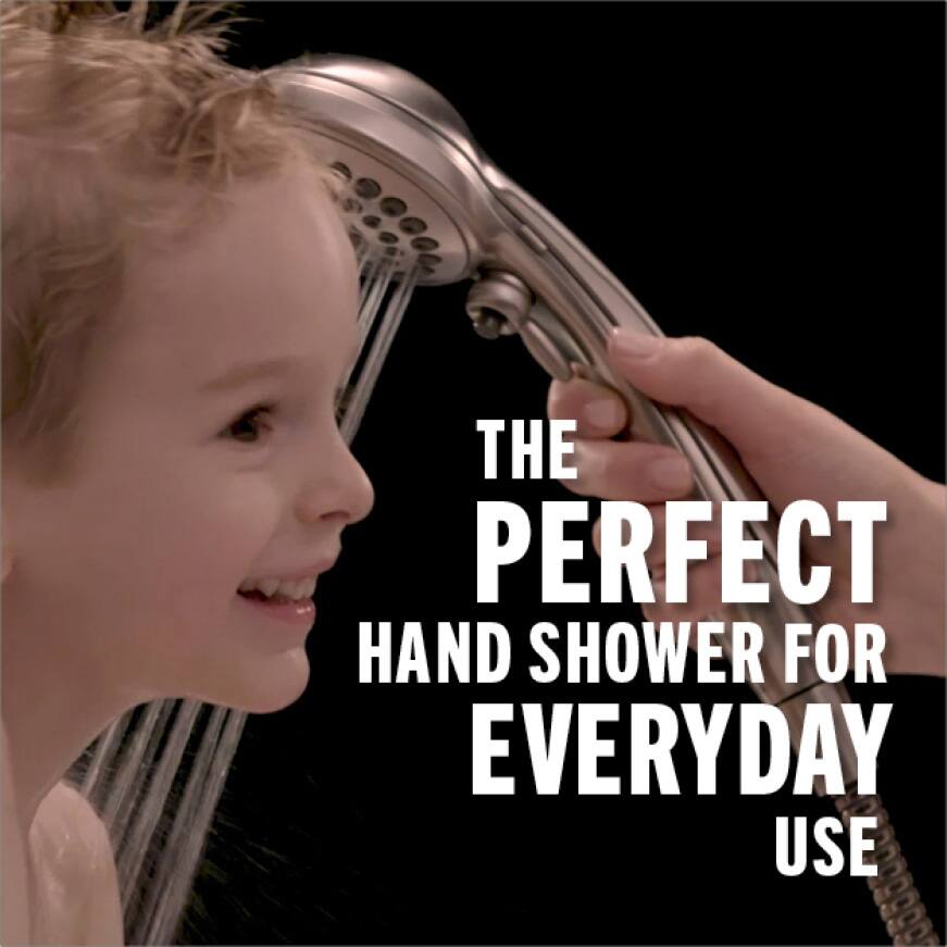 Delta In2ition 4Spray Dual Wall Mount Fixed and Handheld Shower Head 2