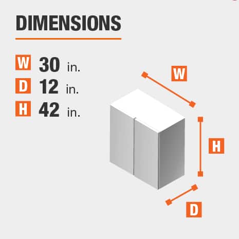 Home Decorators Collection Newport Assembled 30 X 42 X 12 In Plywood Shaker Wall Kitchen Cabinet Soft Close In Painted Pacific White W3042 Npw The Home Depot