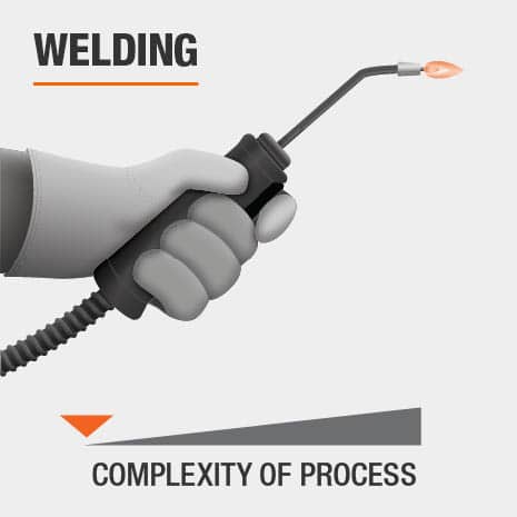 Scale measures how complex the welding process is for this item.