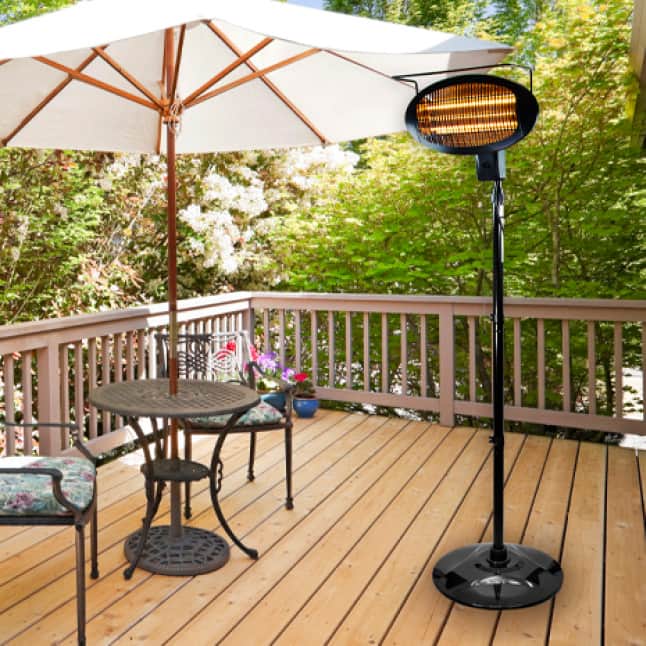 Comfort Zone 29 in. 1,500Watt White Convection Baseboard Heater with