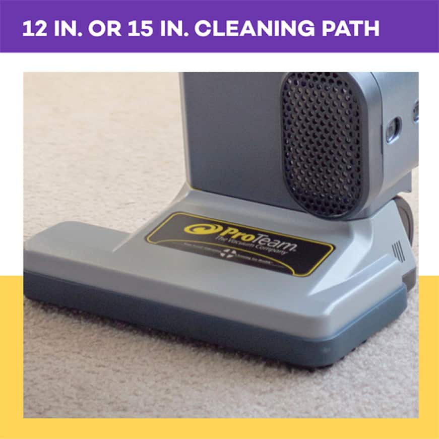 ProTeam ProForce 1500XP Commercial Upright Vacuum Cleaner with ProLevel