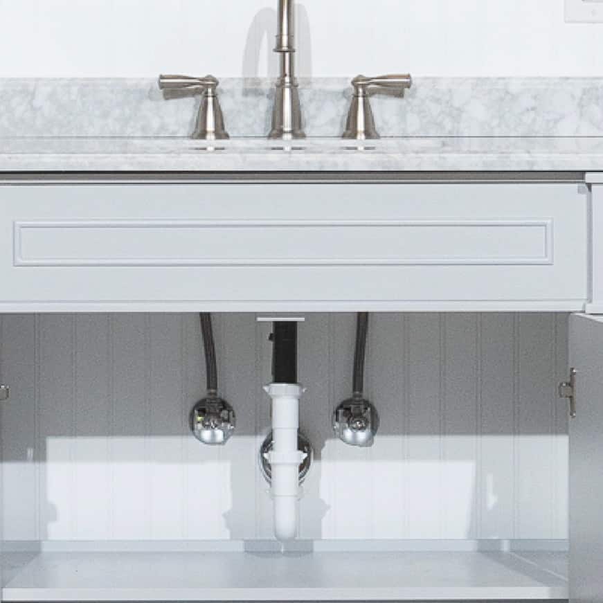 Oatey 1-1/2 in. x 16 in. ABS Black Slip-Joint Sink Drain Outlet Waste ...