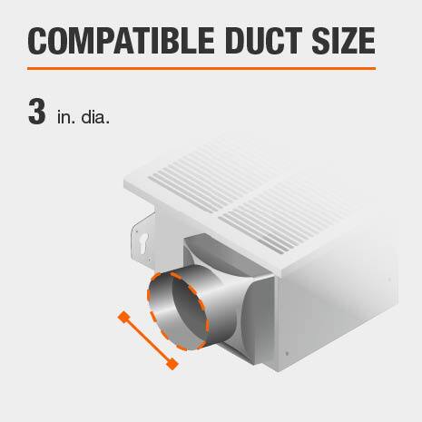 Hampton Bay 50 Cfm Wall Ceiling Mount Roomside Installation Bathroom Exhaust Fan Energy Star 7114 01 The Home Depot Hampton Bay 50 Cfm Wall Ceiling Mount, Hampton Bay 50 Cfm Ceiling Bathroom Exhaust Fan