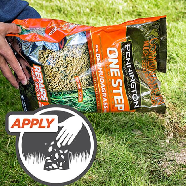 Pennington 35 lb. One Step Complete for Bermudagrass Areas with Mulch