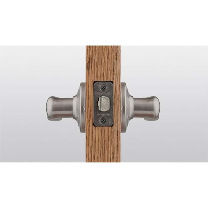 Kwikset Tustin Matte Black RightHanded HalfDummy Door Lever with