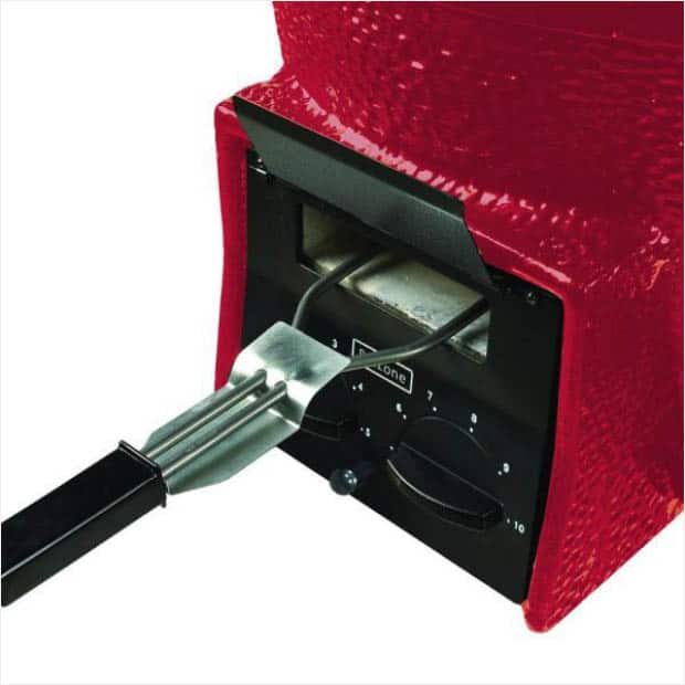 Vision Grills 22 in. Kamado SSeries Ceramic Charcoal Grill in Chili