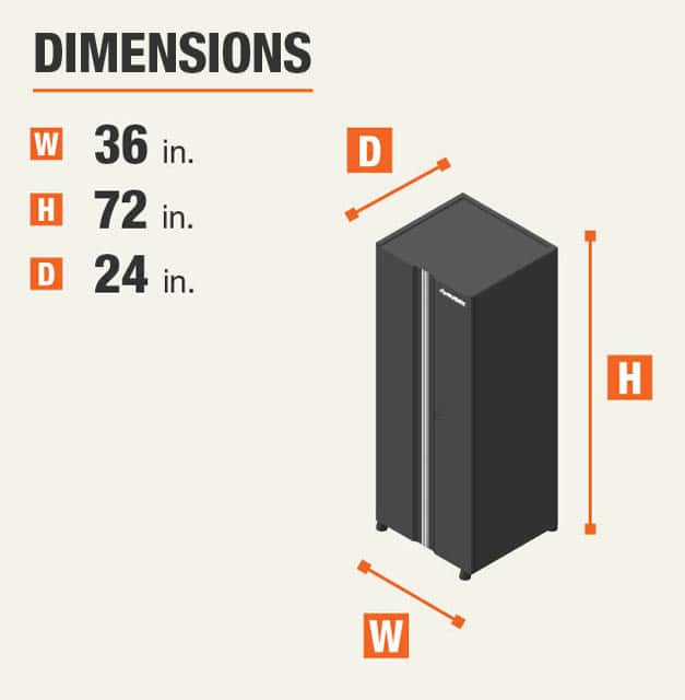 Husky ReadytoAssemble 24Gauge Steel Garage Gear in Black (36