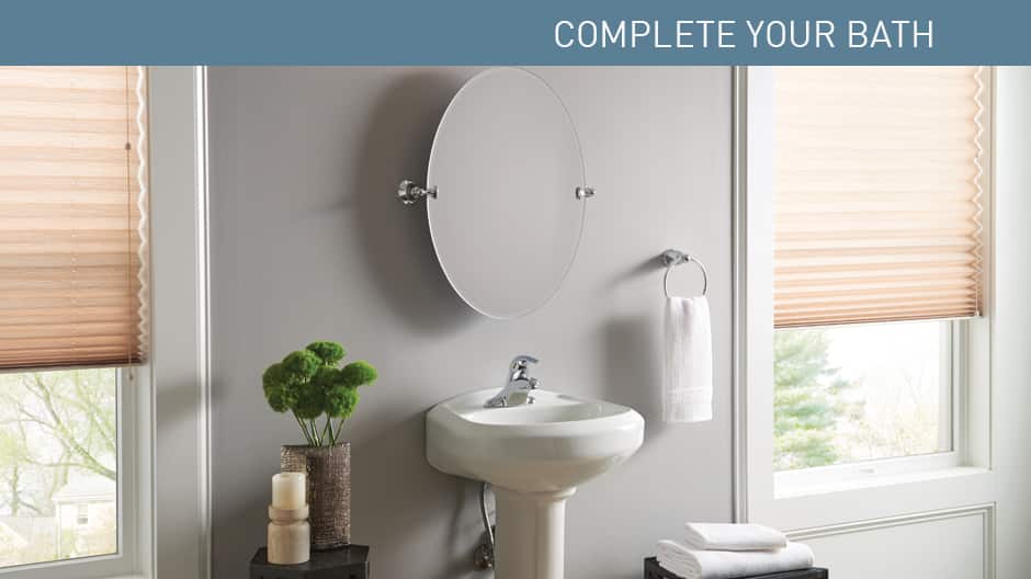 MOEN Adler 4 in. Centerset Single Handle LowArc Bathroom Faucet in