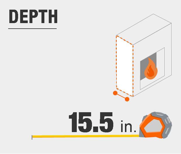Classic Flame Rossville 54 in. Media Console Electric Fireplace TV