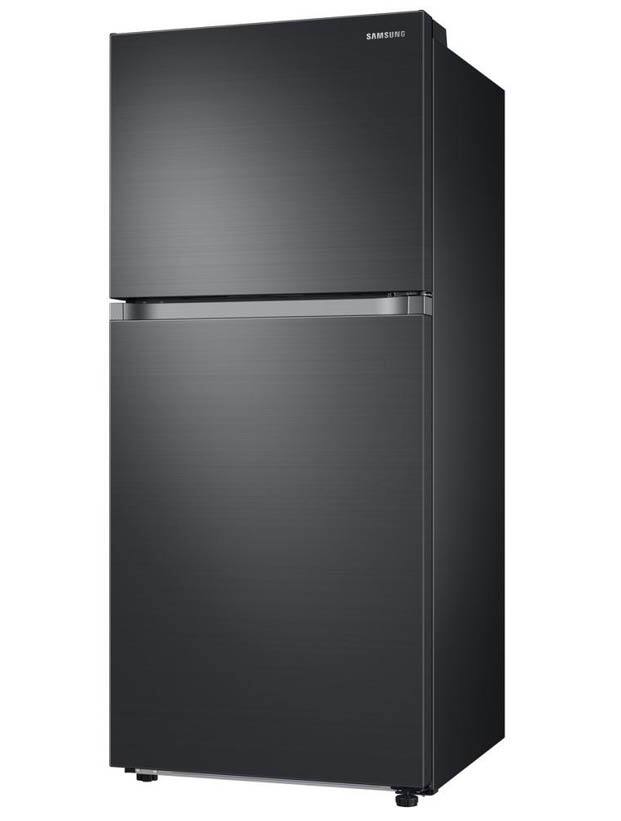 Samsung 17.6 cu. ft. Top Freezer Refrigerator with FlexZone in Fingerprint Resistant Black