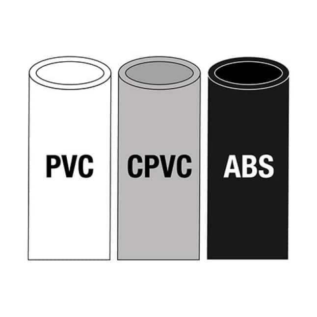 PVC, CPVC, and ABS pipe icon