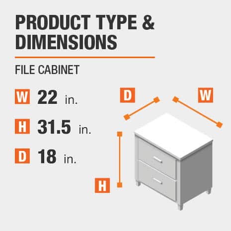 Home Decorators Collection Hamilton 2 Drawer Polar White File Cabinet 9786700410 The Home Depot