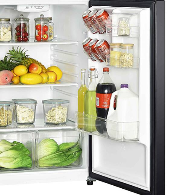 Magic Chef 10.1 cu. ft. Top Freezer Refrigerator in BlackHMDR1000BE